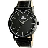 Relógio Champion Masculino Preto de Couro CH22715N - oticasvitoria