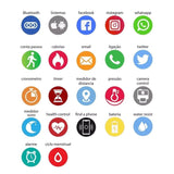 Relógio CHAMPION Smartwatch CH50006W - oticasvitoria