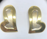 Brinco Coração Torcido Ouro 18K - 00152228 - oticasvitoria