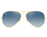 Óculos de Sol RAY BAN Aviador Gradiente Azul Degradê RB3025L 001-3F58 - oticasvitoria
