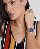 Relógio Lince Feminino Analógico Kit Brinco + Colar LRGH092L KV67D2KX - oticasvitoria