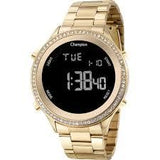 Relógio CHAMPION Digital Led Dourado CH40222H - oticasvitoria
