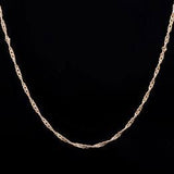 Corrente Feminina Singapura 50cm 2,30gr Ouro 18K - 00081078 - oticasvitoria