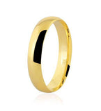 Aliança Lisa Anatômica 4,0mm Ouro 18K - VJ840A (Unitário)