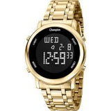 Relógio CHAMPION Digital Led Dourado CH40213H - oticasvitoria