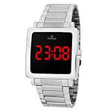 Relógio CHAMPION Digital Led Prata CH40197T - oticasvitoria