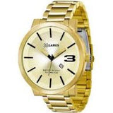 Relógio X-GAMES Masculino Dourado XMGS1007 C2KX - oticasvitoria