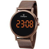 Relógio CHAMPION Digital Led Chocolate CH40179R - oticasvitoria