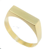 Anel Chapinha Lisa Ouro 18K - 70019230 - oticasvitoria