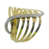 Anel Frisos Ouro Branco / Ouro 18K - 70025194 - oticasvitoria