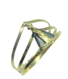 Anel Nossa Senhora Aparecida Esmaltado Ouro 18K - 70030518 - oticasvitoria