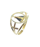 Anel Nossa Senhora Aparecida Esmaltado Ouro 18K - 70030525 - oticasvitoria