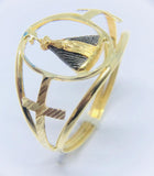 Anel Nossa Senhora Aparecida Esmaltado Ouro 18K - 70030525 - oticasvitoria