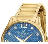 Relógio Champion Feminino Kit Colar e Brincos CN26975K - oticasvitoria