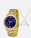 Relógio Lince Feminino Analógico Kit Brinco + Colar LRGH092L KV67D2KX - oticasvitoria