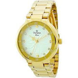 Relógio Champion Feminino Diva Dourado CN25234H - oticasvitoria