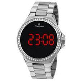 Relógio CHAMPION Digital Led Prata CH40151T - oticasvitoria