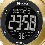 Relógio X-GAMES Digital Dourado XMGSD001 PXKX - oticasvitoria