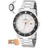 Relógio Champion Masculino Analogico Prata CA31337Q - oticasvitoria