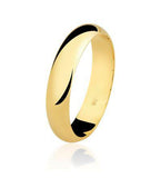 Aliança Lisa Reta 4,5mm Ouro 18K - VJ45 (Unitário)