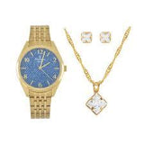 Relógio Champion Feminino Kit Colar e Brincos CN25172K - oticasvitoria