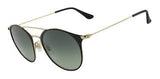 Óculos de Sol RAY BAN Preto/Cinza Gradiente RB3546 187-7152 - oticasvitoria