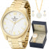 Relógio Champion Feminino Kit Colar e Brincos CN26046W
