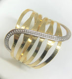 Anel Frisos Ouro Branco / Ouro 18K - 70025194 - oticasvitoria