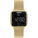 Relógio MORMAII Digital Dourado MO6600AH/8D