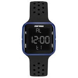 Relógio MORMAII Digital Wave Preto / Azul MO6600AB/8A
