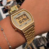 Relógio Casio Vintage Dourado Feminino B640WGG-9DF